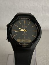 Casio AW-90H-9EVEF Men's Dual Display Watch - Black