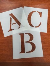 Large Stardos Font Single Letter and Number Uppercase Stencils Custom Words