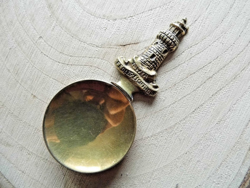 Vintage solid brass needles - brass,