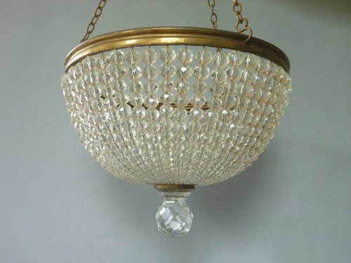 Vintage french crystal bead - vintage,
