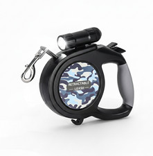 8m Retractable Dog Lead with LED Extendable Training Dog Leash Pet Leads