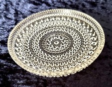 Iittala Kastelhelmi Glass Coaster Oiva Toikka Finland Art Glass