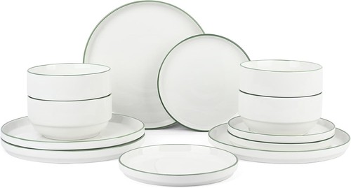 12pc porcelain crockery dinner - 12pc,