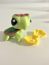 LPS Littlest Pet Shop Glitter Pink Turtle #2149 Authentic