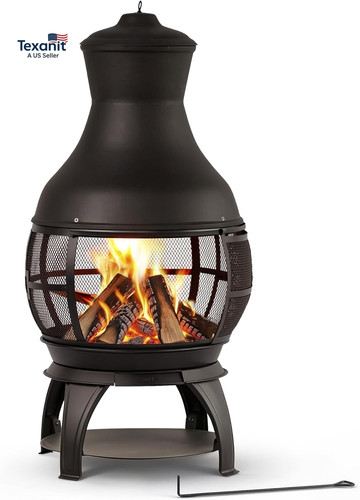 Chiminea outdoor fireplace - chiminea,