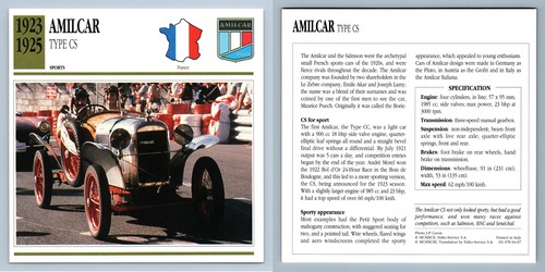 Amilcar type 1923 25 - -, 1923-25