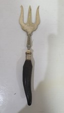 Vintage Black Horn Handle EPNS