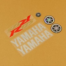 Silver/Red/Gold 7 Piece Sticker Set for Yamaha YZF-R 125 08-18