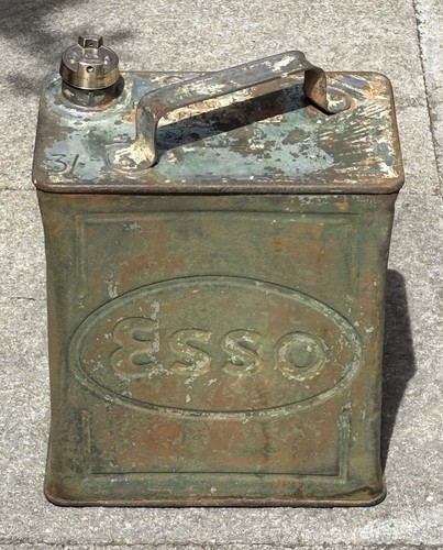 Vintage 1938 esso gallon - 1938,