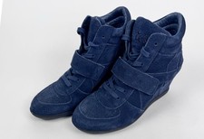 ASH Bowie Wedge Sneakers Navy