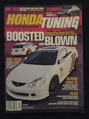 Honda tuning july 2003 - july, rsx