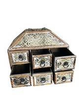 VTG 6 Drawers Jewelry Box