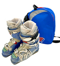 Tecnica Vento 8 Ski Boots Power Flex 294mm UK Size 8.5 with Carry Bag  L3