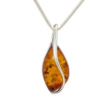 Natural Baltic Amber Sterling