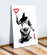 Banksy love money graffiti - or,