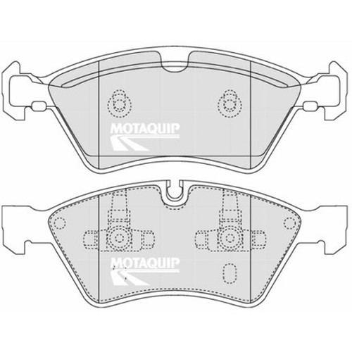 Brake pads set for mercedes - pads,
