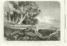 A Kabar, or council of war, in Madagascar 1863 old antique print picture