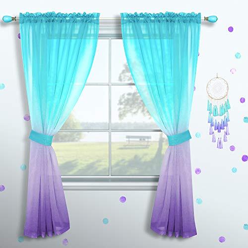 Mermaid girls curtains - curtains, for