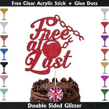 Free At Last Glitter Cake