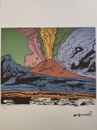 Andy warhol signed mount - signed,
