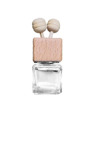 Empty glass car air freshener - empty,