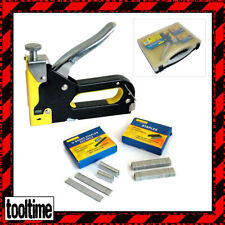 3 IN 1 HEAVY DUTY STEEL STAPLE GUN TACKER UPHOLSTERY STAPLER WITH 2600 STAPLES