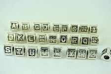 Alphabet Letters for European Charm Bracelets 