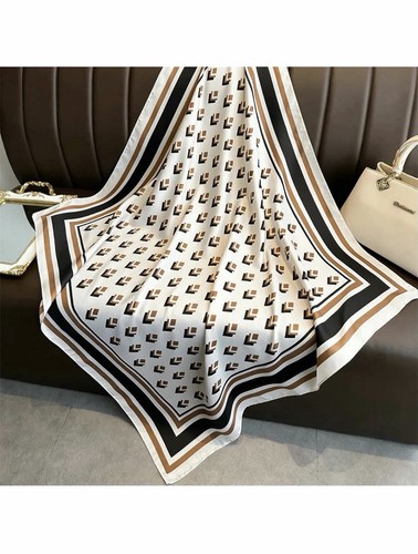 Vintage style silk feel scarf - style,