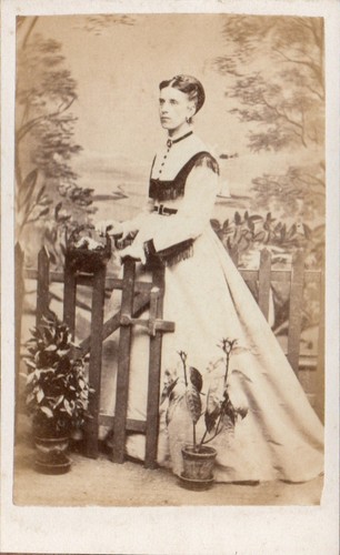 Brighton cdv lady elegant - brighton,