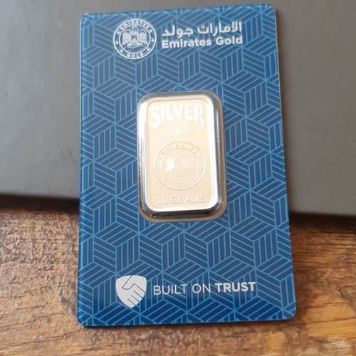 Emirates 10g silver bar - 10g, bar-