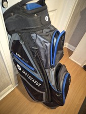 Motocaddy Lite Series Golf Cart Bag Black/Blue 14 Way Divider