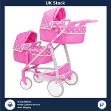 Adjustable Twin Doll Stroller