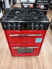 Belling Farmhouse 60cm Dual Fuel Cooker hot jalapeno red - read description