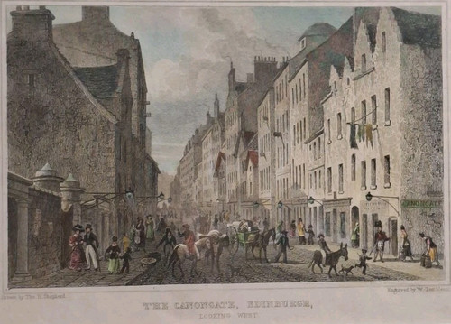 Antique 1829 steel engraving - 1829,