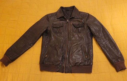 Italian leather jacket black - jacket,
