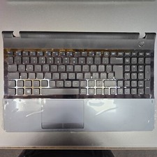 Samsung NP300E5C Keyboard Palmrest Touchpad UK Layout BA81-15362A - WORKING!