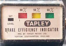  TAPLEY BRAKE EFFICIENCY