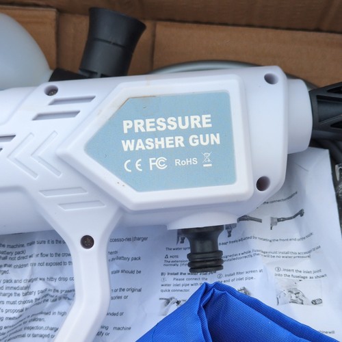 Cordless pressure washer gun - pressure,
