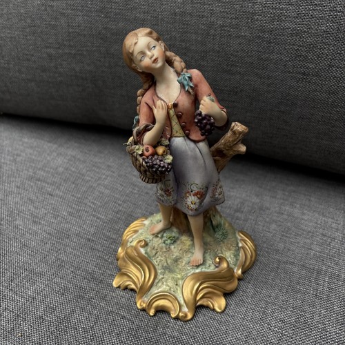 Vintage capodimonte figurine - vintage,