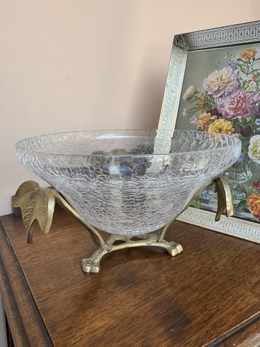 Vintage center piece crackle - vintage,