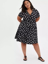 Torrid Challis Black Pineapple