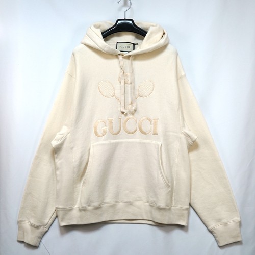 Gucci tennis logo embroidered - gucci,