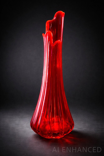 Smith ruby red swung - le, glass