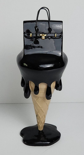Luxury handbag melting ice - luxury,