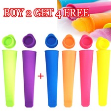 Silicone Push Up Frozen Stick Ice Cream Pop Yogurt Jelly Lolly Maker Mould DIY