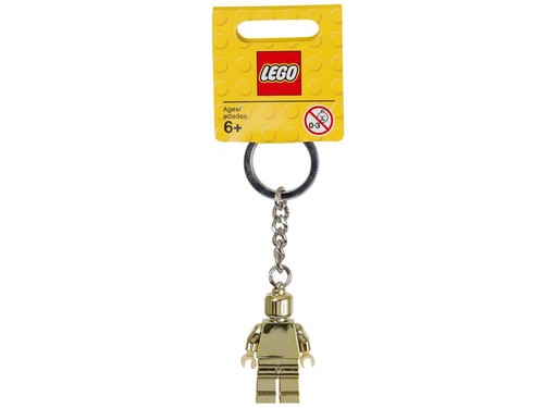 Classic lego keyring - classic, gold