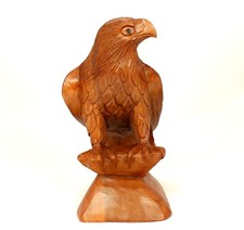 30cm Wooden Eagle Carving Wall