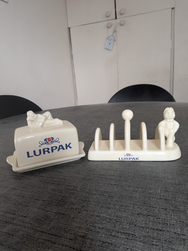 Vintage 80s lurpak butter dish - lurpak,