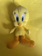 Looney Tunes Boots Tweety Pie - Warner Bros Cartoon Beanie Plush Soft Toy 10"