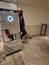 Magic Mirror Photobooth 70" with 32" Screen and Flight Case included props 